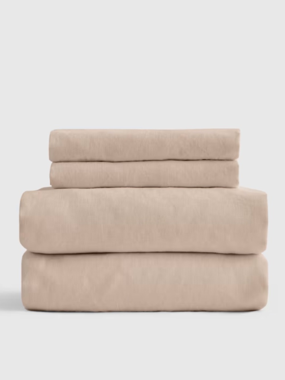 Organic Brushed Cotton Sheet Set queen tan
